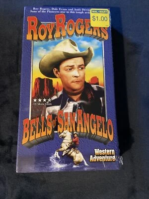 ROY ROGERS VHS MOVIE BELLS SAN ANGELO WESTERN ADVENTURE SEALED COLOR VHS TAPE - Image 1 of 4