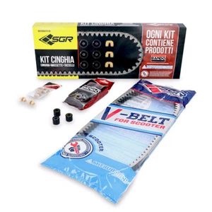 KIT CINGHIA RULLI TASSELLI PIAGGIO 250 VESPA GTS/GTV-X7-X8-X9-XEVO - Foto 1 di 5