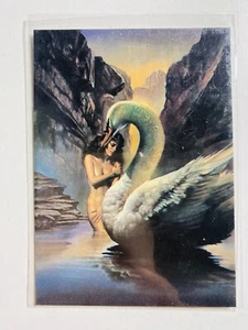 Tarjeta Boris Vallejo #84 1991 Leda and the Swan casi nueva-como nueva - Imagen 1 de 1