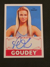 2016 UPPER DECK GOODWIN CHAMPIONS PAIGE VANZANT GA-PV GOUDEY AUTO AUTOGRAPH