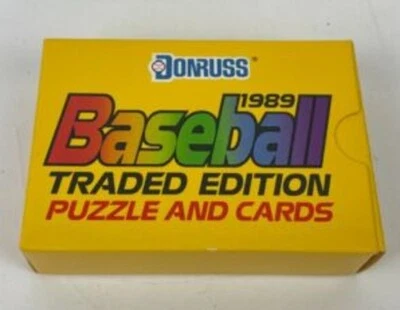 1989 Donruss TRADED Complete FACTORY Sealed BASEBALL Cards Set 1-56 NOLAN RYAN - Image 1 of 4