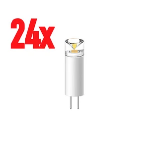 24x Lámpara LED 1,4W G4 3000K 12V 136lm Claro Set Blanco Cálido Zócalo Pin - Imagen 1 de 4