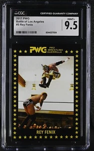CGC 9.5  2017 Rey Fenix PWG AEW Battle of Los Angeles True Rookie WWE RC - Picture 1 of 2