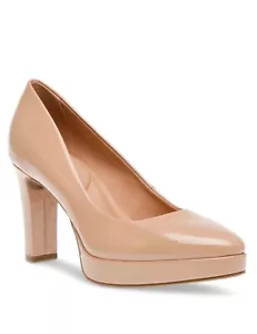 New Anne Klein FLEX Women's Tan Natural Patent Jael Dress Pump Size 6.5 M NIB - Picture 1 of 5
