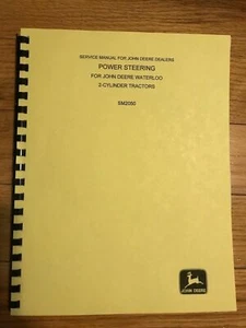 SM2050 John Deere 2-Cylinder Power Steering Service Manual 50 60 70 520 620 720 - Picture 1 of 4