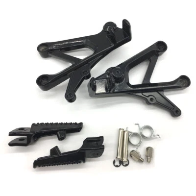 Soporte estriberas delanteras negras para motocicleta apto para Honda CBR600 F4 F4I 1999-2006 Foto 1 de 4