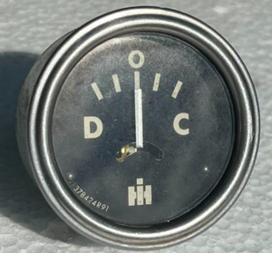IH INTERNATIONAL TRACTOR AMMETER AMP GAUGE STEWART WARNER 817931 378424-R91 - Picture 1 of 10
