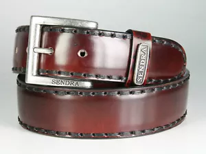 8563 Sendra Cinturón Florentic Fucsia Burdeos Cinturón Doble Trabajado - Imagen 1 de 2