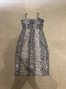 Lavish Alice Größe 10 Schlangenleder Design Kleid - Bild 1 von 4