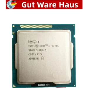 FOR NEW INTEL CORE I7-3770K 3.5GHZ LGA1155 4CORE 8M 5 GT/S CPU PROCESSOR - Picture 1 of 1