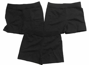 Hanes OK2653 Girls' Jersey Shorts 3-Pack Black Sz XL(14-16) NWOT - Picture 1 of 6