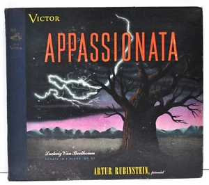 BEETHOVEN - APPASSIONATA SONATA IN F MINOR OP.57 1948 3 Disc 78RPM Album - Picture 1 of 8