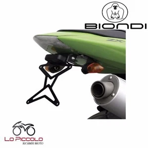Nummernschildhalter BIONDI Motorrad Verstellbar Inox Kawasaki ZX-10R Ninja 1000 - Picture 1 of 1
