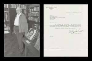 Arturo Uslar Pietri (1906-2001) - Intellettuale venezuelano - Lettera firmata - 1998 - Foto 1 di 3