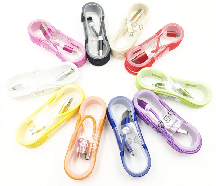 10x Heavy Duty 5FT Braided Micro USB Cable Cord For Samsung Galaxy S4 S6 S7 Edge - Image 1 of 1