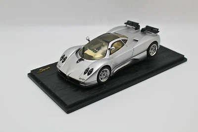 Pagani Zonda C12 S Spark 1:43 Scale Diecast Model Silver 2005 w/Box Mint - Image 1 of 4