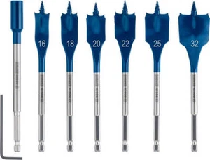 Bosch EXPERT SelfCut Speed Flachfräsbohrer-Set, 16/18/20/22/25/32 mm, 7-tlg. - Bild 1 von 1