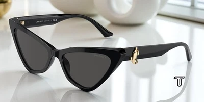 JIMMY CHOO JC5008 500087 Black Dark Grey 55 mm Women's Sunglasses - Image 1 of 4