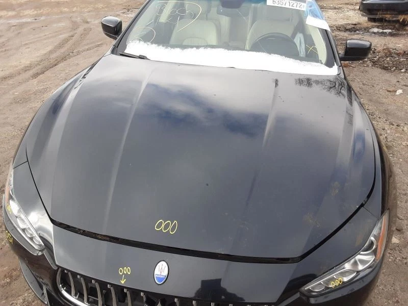 Hood Panel Black 815B Fits 2014 MASERATI GHIBLI 667216 - Изображение 1 из 4