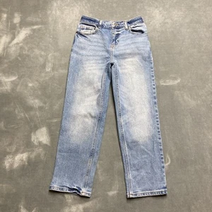 Wonder Nation Straight Jeans Boys 12 Adjustable Waist Blue Stretch Denim - Picture 1 of 11