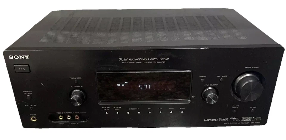 Sony Receiver STR-DG720 7.1 HDMI Home Theater Surround Sound UNTESTED For Parts - Image 1 of 4