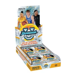 2024/25 Bowman University Chrome Basketball Hobby Box In Hand - Bild 1 von 1