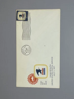 US Postal Service Inauguration FDC July 1 1971 Boyce VA Vintage USPS S#1396 - Image 1 of 4