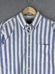 the j peterman company striped blue button down size XL Lexington Kentucky - Picture 1 of 10