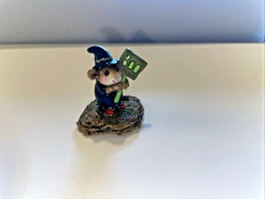 Letrero de Halloween Wee Forest Folk M-214 LITTLE BOO DP 1996 - Imagen 1 de 5
