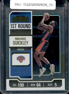 2023-24 Panini Contenders Immanuel Quickley /149 First Round Ticket #73 - Picture 1 of 2