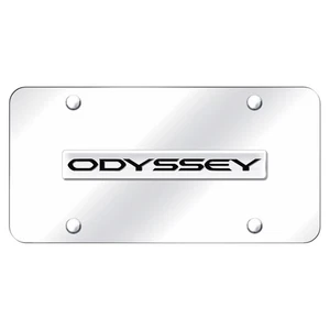 Placa de matrícula cromada con licencia con nombre cromado para Honda Odyssey - AUGD2020 - Imagen 1 de 2