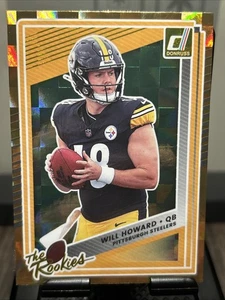 2025 Panini Donruss - Will Howard The Rookies #10 Pittsburgh Steelers (RC) Gold - Bild 1 von 1