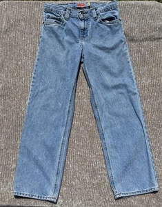 Empyre Jeans YOUTH 26 Blue Loose Baggy Skater 100% Cotton Pants - Picture 1 of 4