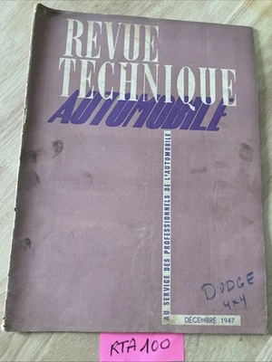 Dodge T214 4x4 Manuale Revisione Tecnica Automobile RTA 1947 - Immagine 1 di 4