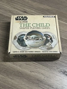 Carte da gioco Star Wars Il Mandaloriano 'Baby Yoda' a forma di bambino nuove/sigillate - Foto 1 di 2