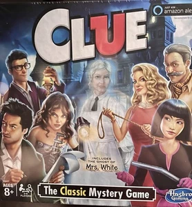 CLUE: THE CLASSIC MYSTERY GAME - Hasbro Board Game - New & Sealed - Picture 1 of 1