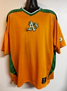 Camiseta deportiva para hombre MLB Oakland Athletic A's Cooperstown Collection talla: 3XL amarilla usada - Imagen 1 de 12