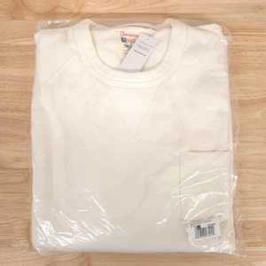 Todd Snyder x Champion White Pocket Sweatshirt Mens (XL, 2XL) - Picture 1 of 1