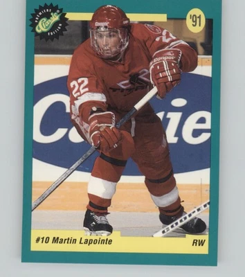 1991 Classic Draft Picks #9 Martin Lapointe - Image 1 of 2
