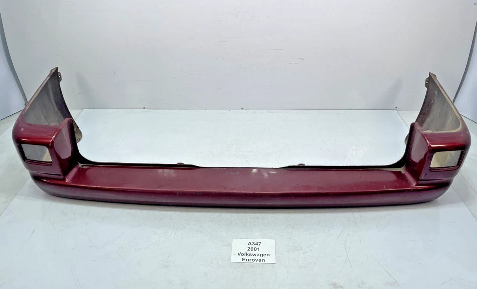 ✅ 99-03 OEM Volkswagen Eurovan GLS Parachoques Trasero Cubierta Panel Rojo NOTA* Foto 1 de 4