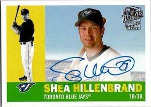 2021 Topps Archives Fan Favorites SHEA HILLENBRAND Toronto Blue Jays AUTO - Picture 1 of 2