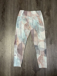 Sweaty Betty superweiche 7/8 Yoga Leggings blau City Print Medientasche US 10 - Bild 1 von 11