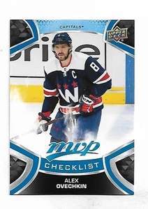 2021-22 MVP Blue Parallel - Checklist - Alex Ovechkin - Washington Capitals #100 - Bild 1 von 1
