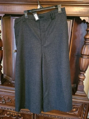 Banana Republic Wool Herringbone Dress CULOTTE short Wide Leg  Tweed Classic Nwt - Image 1 of 4