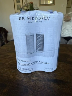 Counter Top Filter Pure Clear Dr. Mercola PC Cfr2000 Replacement. 2 In Pkg - Image 1 of 4
