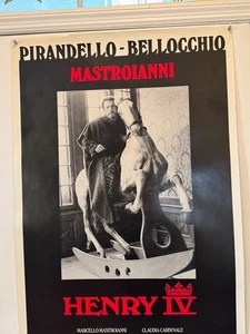 PIRANDELLO BELLOCCHIO MASTROIANNI ENRICO IV (4°) CLAUDIA CARDINALE 1985 POSTER - Foto 1 di 8