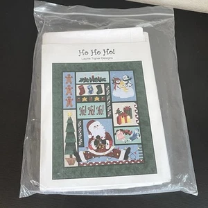 Ho Ho Ho! Quilt Pattern Laurie Tigner Designs 68”x86” Christmas - Picture 1 of 6