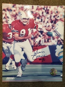 Foto firmada de Russ Francis 8x10 ""Aloha"" inscrita NFL 49ers Patriots certificado de autenticidad - Imagen 1 de 3