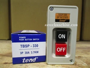 TBSP-330 Interruttore a pulsante tendine 30A 3,7Kw - Foto 1 di 2