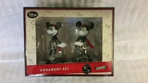 Disney Mickey and Minnie Mouse Limited Edition 85th Anniversary Ornament Set NIB - Picture 1 of 4